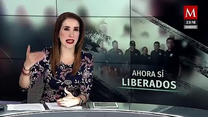 Liberación de 8 policías en frontera Corozal, Chiapas