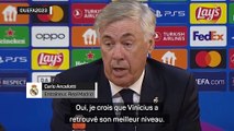 Ancelotti : “Vinícius a retrouvé son meilleur niveau”