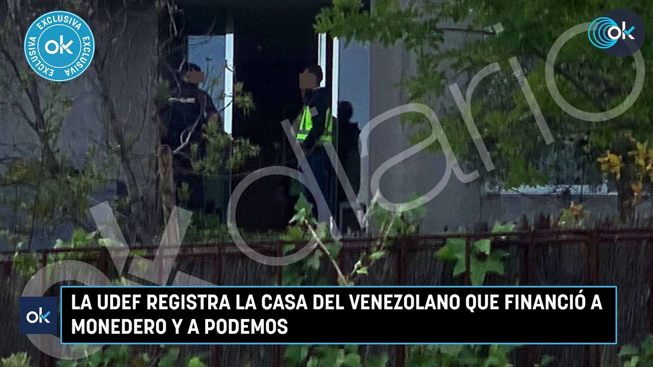 La UDEF registra la casa del venezolano que financió a Monedero y a Podemos  - Vídeo Dailymotion