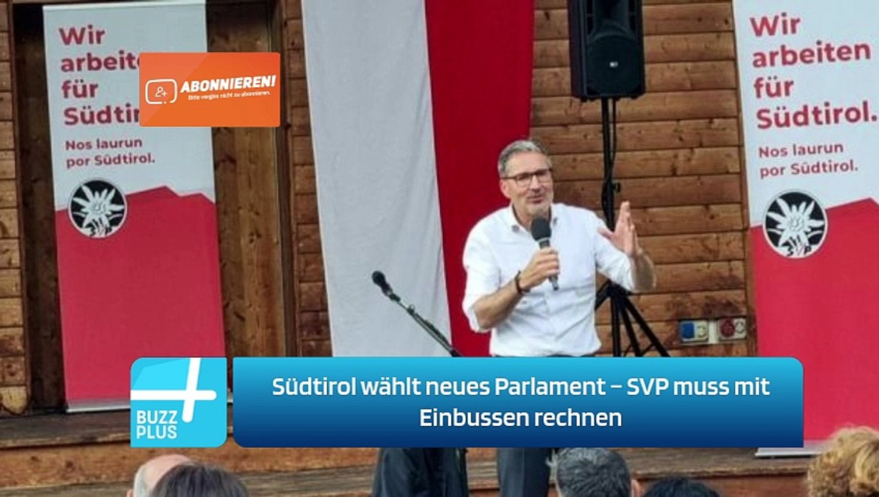 Südtirol wählt neues Parlament – SVP muss mit Einbussen rechnen