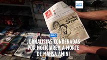 Duas jornalistas codenadas no Irão por divulgarem a morte de Mahsa Amini