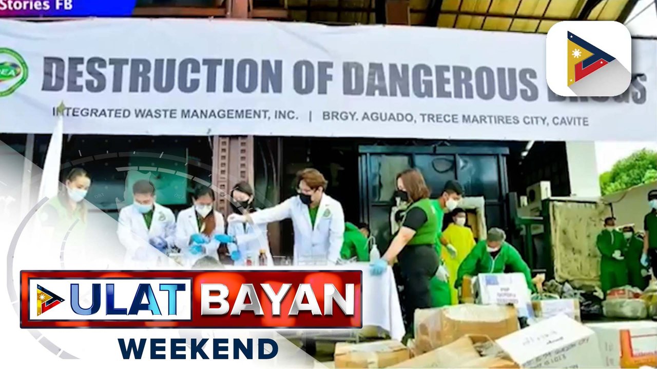 Nasa P6B na halaga ng droga, sinira ng PDEA sa Cavite