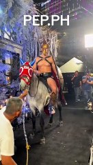 Derrick Monasterio is a Spartan on horseback #SparkleSpell2023 #shorts #PEP