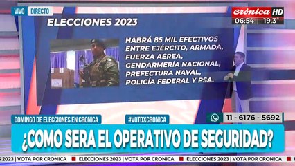 Download Video: Elecciones 2023: Impresionante operativo de seguridad para cubrir los comicios