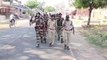 छतरपुर: चुनाव को लेकर पुलिस ने शहर में निकाला फ्लैग मार्च