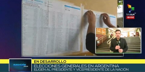 En Argentina inician los comicios presidenciales