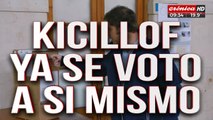 Elecciones 2023: Axel Kicillof ya se votó a sí mismo