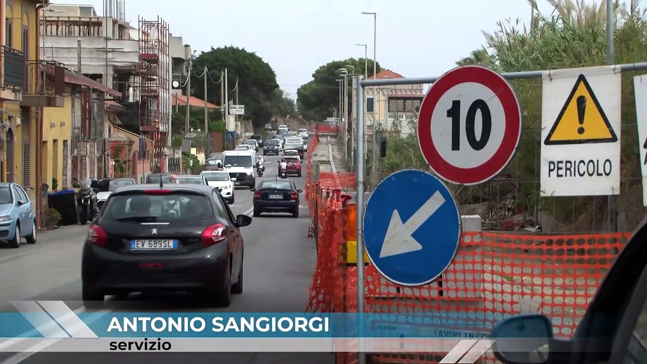 Messina, marciapiede Mili