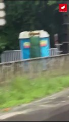 À plusieurs endroits l'eau monte en raison des fortes pluies