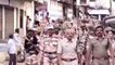 मंदसौर: पुलिस ने निकाला फ्लैग मार्च, भारत चीन बॉर्डर का पुलिस बल भी शामिल