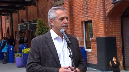 Votó Alberto Fernández: "Es un día muy importante donde los argentinos decidimos el futuro"