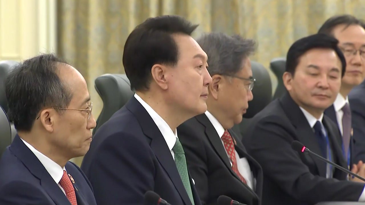 한-사우디 회담서 중동 정세 논의...尹 "인도적 지원 협력" / YTN