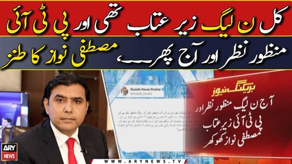Mustafa Nawaz Khokhar sarcastic comments on PMLN