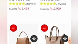 Use the discount code NEGHAT10 to receive 10% off the top-selling women's handbags and accessories at  https://WWW.ASTORE.PK.