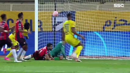 اهداف مباراه الرائد والحزم اليوم فى دورى روشن السعودى _ملخص مباراة الحزم والرائد 4-3_الرائد والحزم