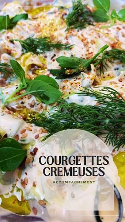 Courgettes cremeuses