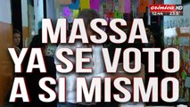 Elecciones 2023: Sergio Massa ya se votó a sí mismo y habló con todos: ¿Qué dijo?