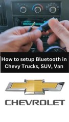 how to add bluetooth in chevy trucks #avalanche #chevytruck #bluetoothadapter