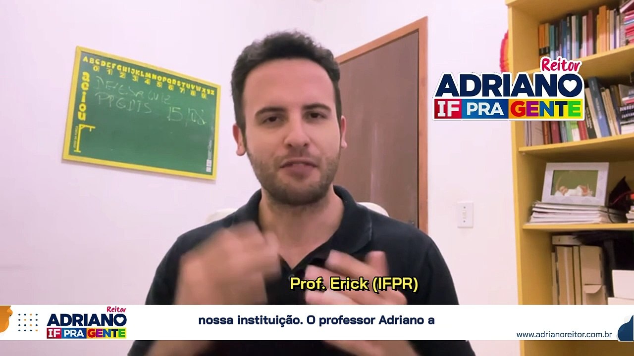 Adriano - Depoimento Prof. Erick