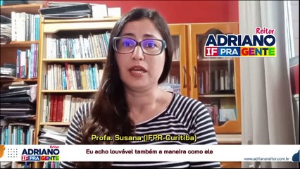 Adriano - Depoimento Profa. Susana