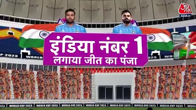 India's winning streak continues in world cup 2023