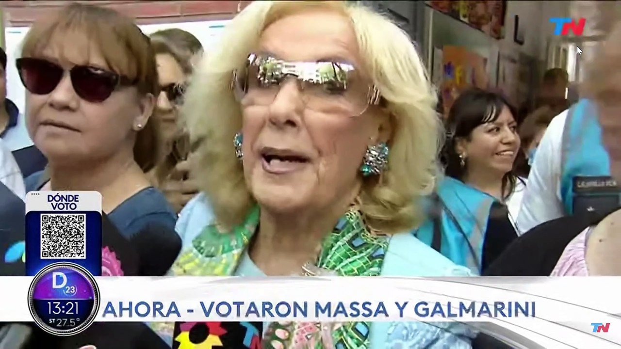 Mirtha Legrand, tras votar
