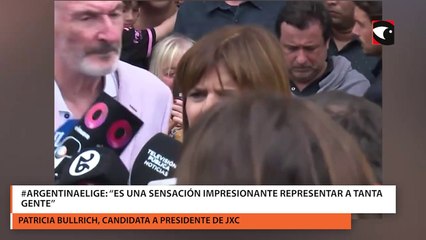 #ArgentinaElige: “Es una sensación impresionante representar a tanta gente”