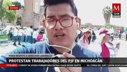 Trabajadores del PJF realizan protestas en Yucatán
