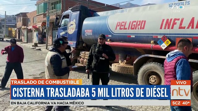 Cisterna trasladaba 5 mil litros de diesel
