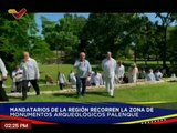 Presidente Nicolás Maduro recorre zonas arqueológicas del Parque Nacional Palenque en México