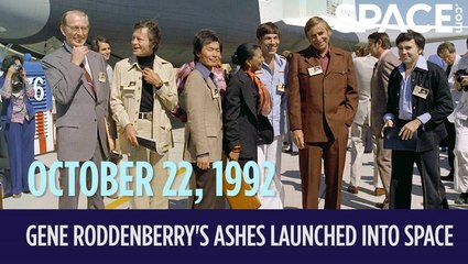 OTD In Space - October 22: Gene Roddenberry's Ashes Launch Into Space