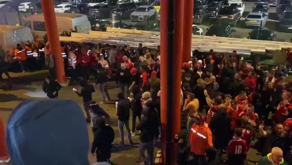 Tensions aux abords du stade à l'issue du Clasico