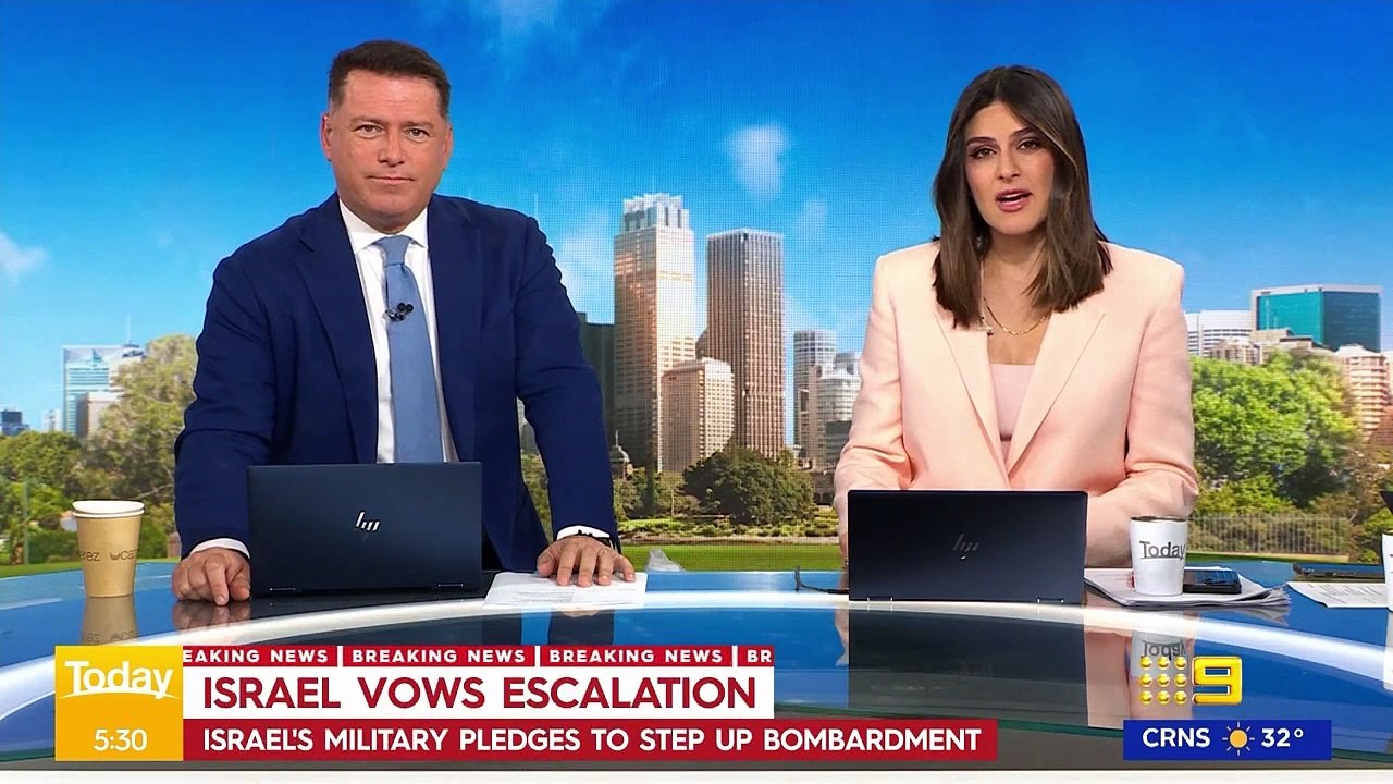 Israel vows escalation of Gaza bombardment _ Israel-Hamas war _ 9 News Australia