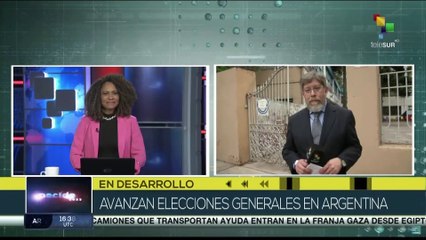 teleSUR Noticias 15:30 22-10: Avanzan las elecciones presidenciales en Argentina