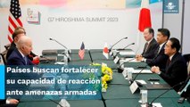 Ante amenaza de Norcorea, EU, Surcorea y Japón realizan maniobras militares