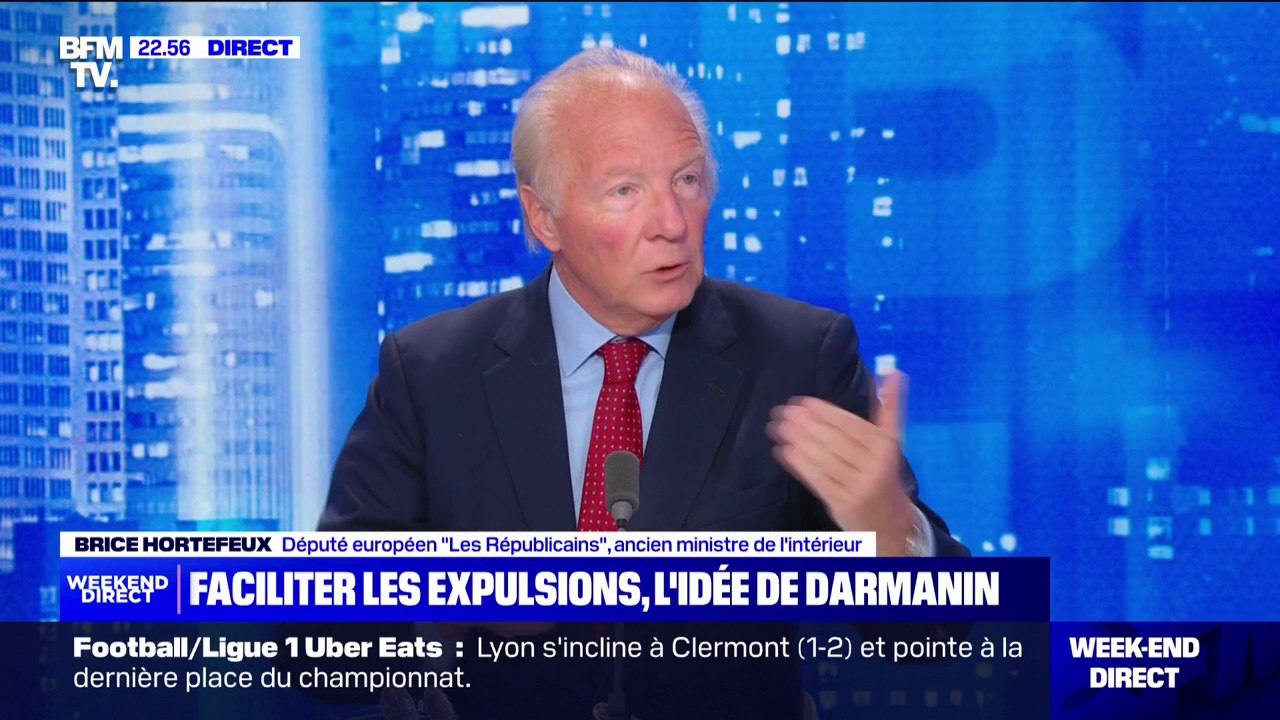 Brice Hortefeux sur le projet de loi immigration: "Il y a une faille, il y a une contradiction"
