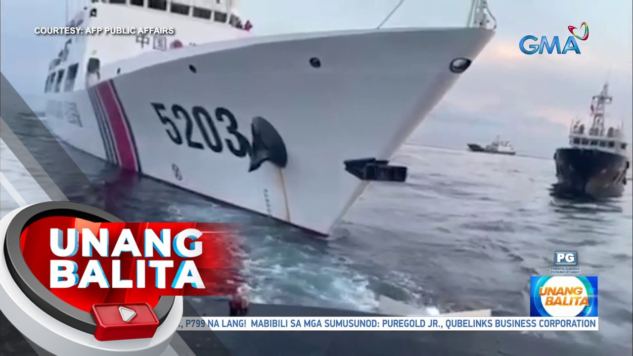 China Coast Guard at Chinese Maritime Militia vessels, binangga ang mga barko ng PCG at ressupply boats papuntang Ayungin Shoal | UB