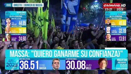 Massa: "Estoy convencido que este no es un país de m.... como nos quieren hacer creer"