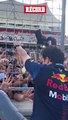 CHECO PÉREZ SALE Y AGRADECE A LOS FANS EN EL GRAN PREMIO DE ESTADOS UNIDOS