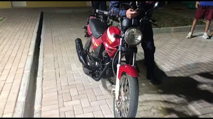 Moto com registro de furto é recuperada pela GM no Bairro Coqueiral