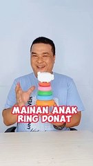 Mainan donut ring - mainan ring donut - mainan menyusun ring #toys