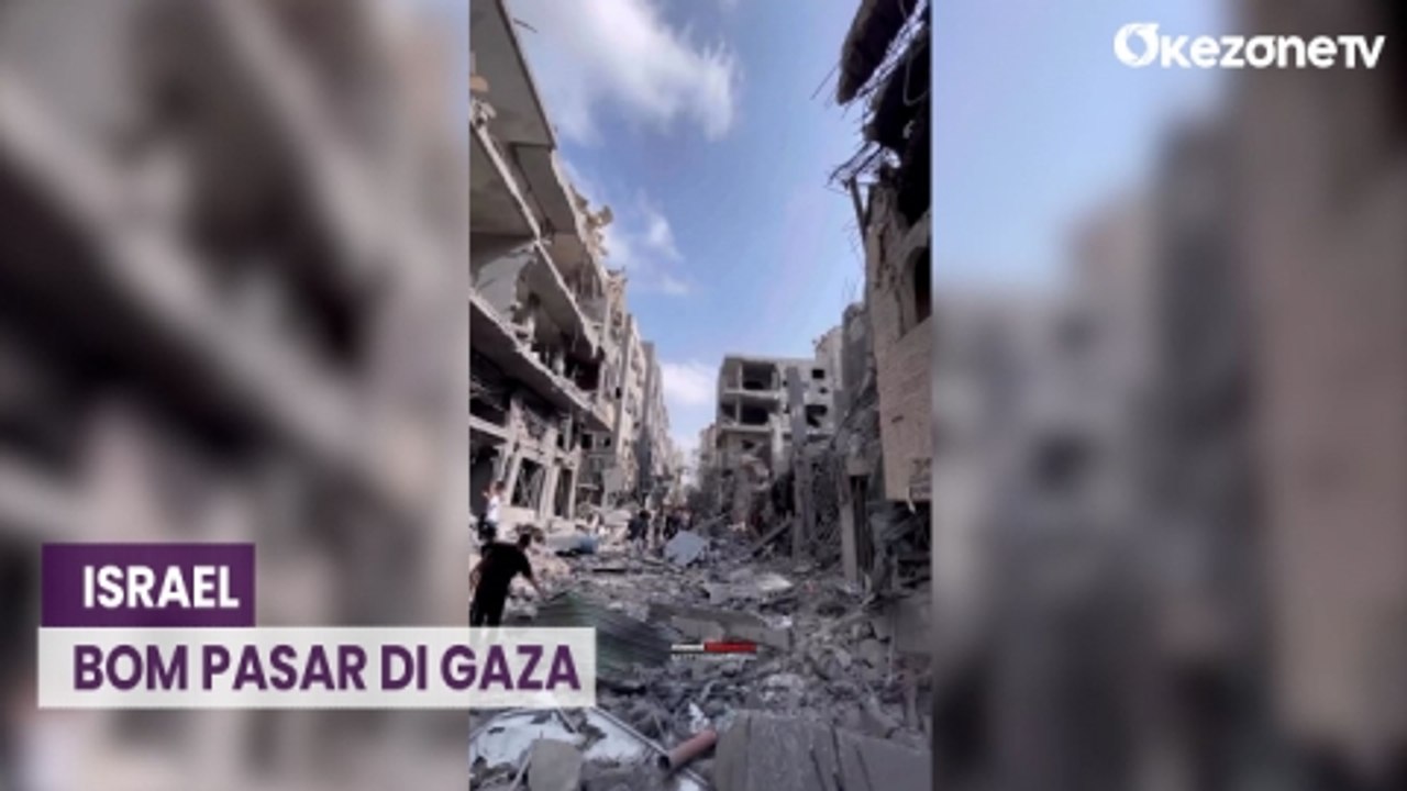 Serangan Udara Israel Hancurkan Pasar di Gaza, 10 Orang Tewas