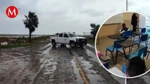 Suspensión de clases en Sinaloa por huracán Norma: afectaciones en Guasave y Ahome