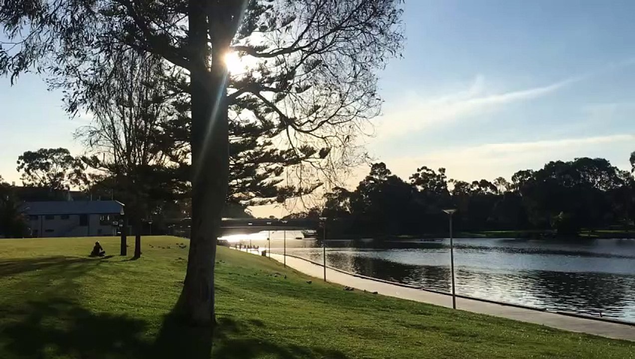 Adelaide River behind IHG