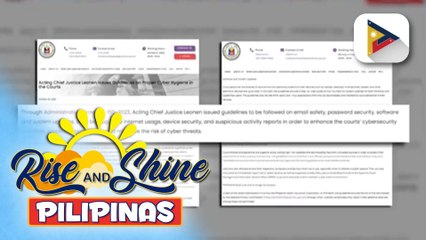 Acting Chief Justice Leonen, naglabas ng guidelines para protektahan ang datos sa mga korte