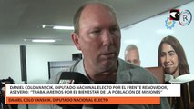 Daniel Colo Vanscik, diputado nacional electo por el Frente Renovador, aseveró  “Trabajaremos por el bienestar de la población de Misiones”