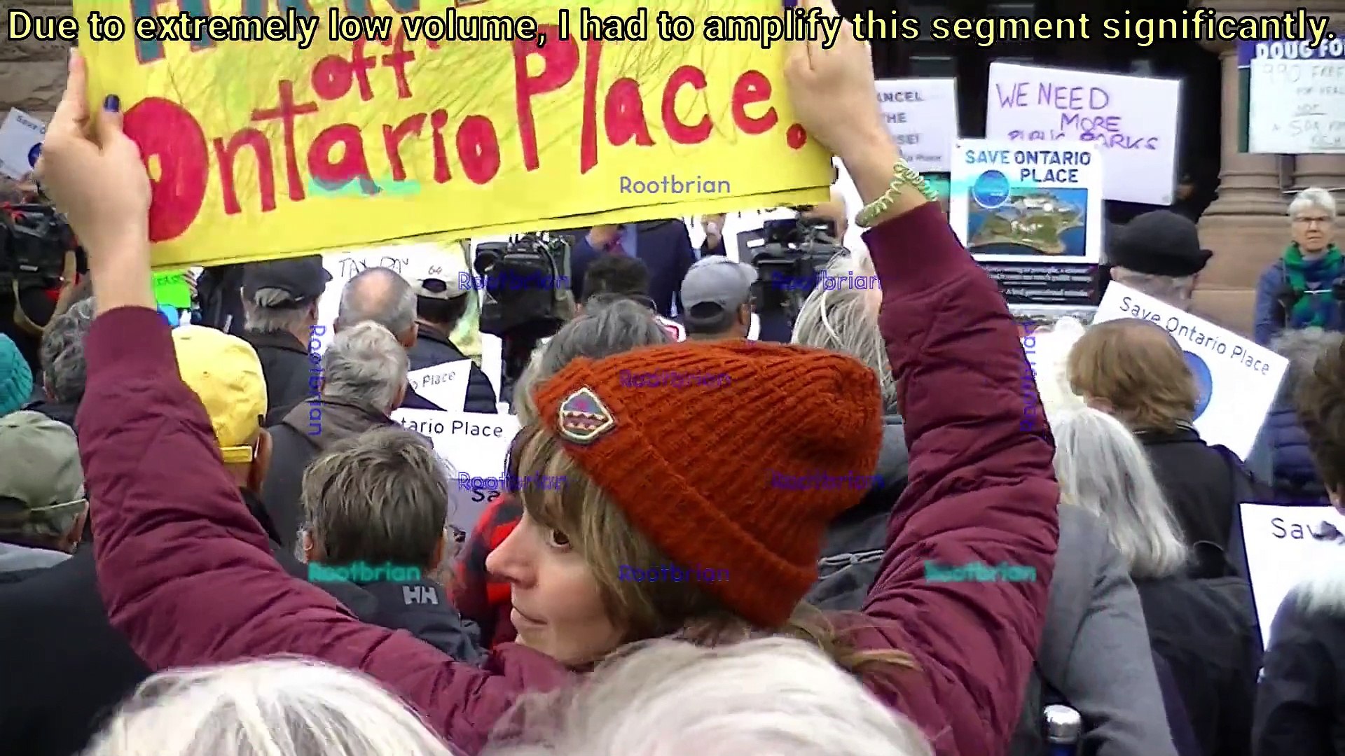 Save Ontario Place Rally - No to mega spa, No mega parking lot, End the lease!