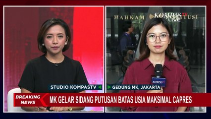 Suasana Jelang MK Bacakan Putusan Batas usia Maksimal Capres Cawapres 70 Tahun