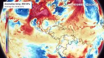 Modelo ECMWF - Anomalía de temperaturas en grados Celsius