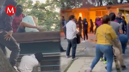 CCH Azcapotzalco de la UNAM denuncia por vandalismo y expulsará a responsables